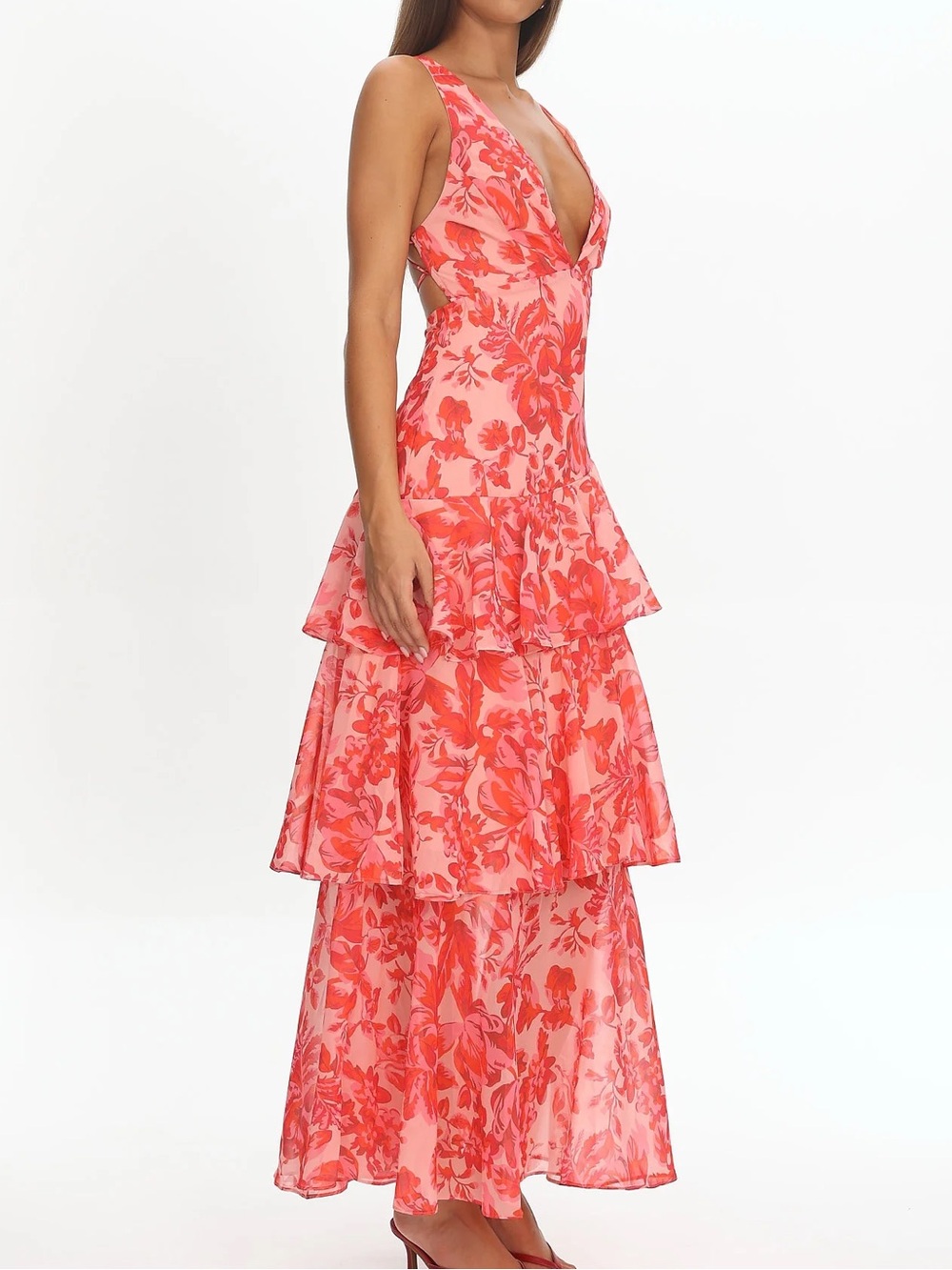 Floral Tiered Maxi Dress